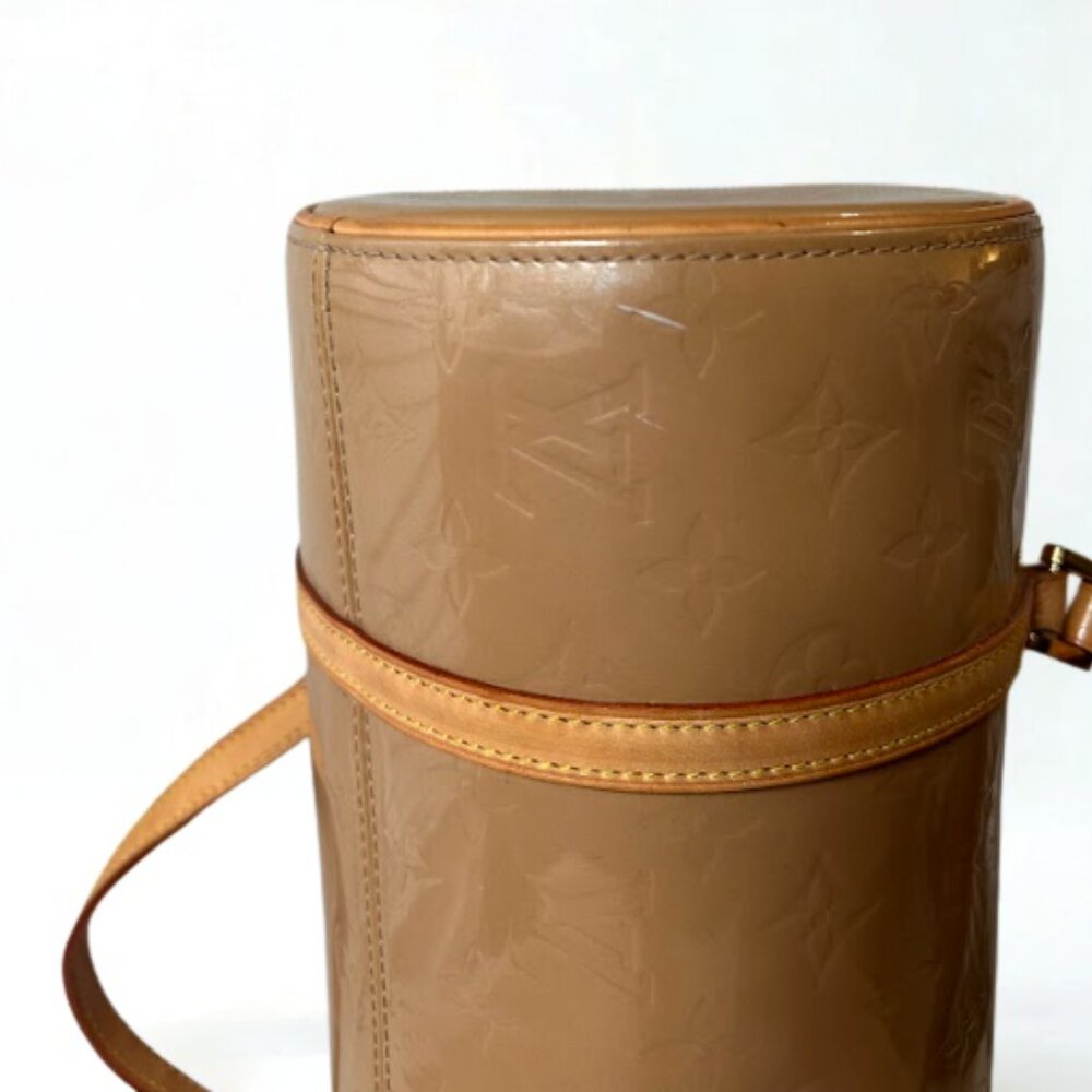 Vintage LV AUTH Bedford Handbag Beige Vernis - Picture 10 of 14